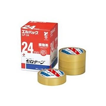 （まとめ）ニチバン セロテープ Lパック LP-24 24mm×35m 6巻【×2セット】