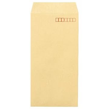 (まとめ) ピース 再生クラフト封筒(厚口タイプ) 長3 100g/m2 〒枠あり 540 1パック(70枚) 【×10セット】