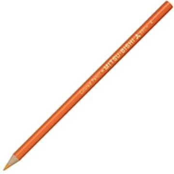 （まとめ）三菱鉛筆 色鉛筆 K880.4 橙 12本入 ×5セット