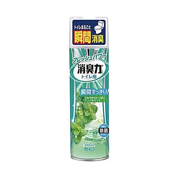 （まとめ） エステー トイレの消臭力スプレー アップルミント 330ml 1セット（3本） ×4セット