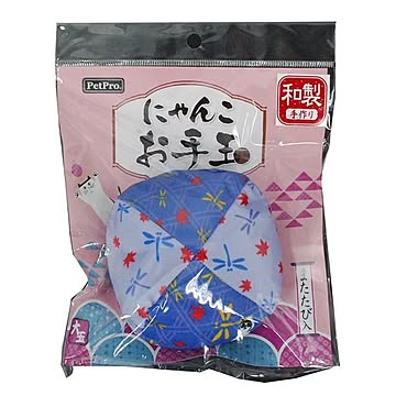 （まとめ）ペットプロ にゃんこお手玉 またたび入り トンボ 大玉【×12セット】