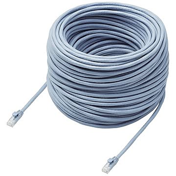 エレコム LANケーブル／CAT6A対応／EURoHS指令準拠／ツメ折れ防止カバー／簡易パッケージ仕様／60m／単線／ブルー LD-GPAT／BU60／RS