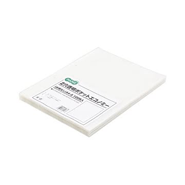（まとめ） TANOSEE 2穴透明ポケット （台紙なし） A4タテ 1パック（100枚） 【×5セット】