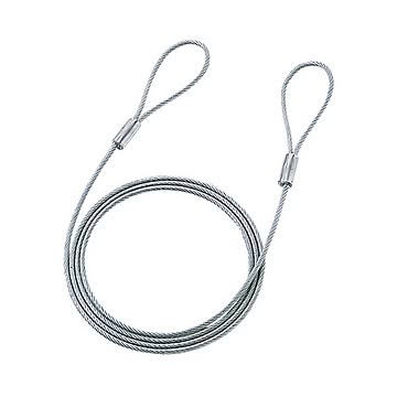 (まとめ)サンワサプライ eセキュリティ(ワイヤー、1.5m・3.5mm) SLE-1W【×10セット】