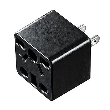 サンワサプライ 日本専用マルチタイプ電源変換アダプタ TR-AD5BK 管理No. 4969887838518