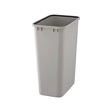 TRUSCO 95L 角型PPペール グレー TPPK-90-GY