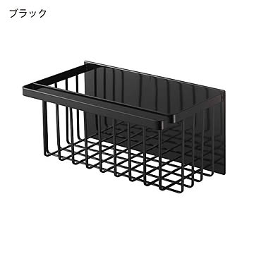 山崎実業 tower マグネット バスルームバスケット ブラック