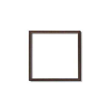 角額木製正方額・壁掛けひも■5767 250角(250×250mm)「ブラウン」