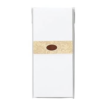 (まとめ) マルアイ 奉書封筒 長4 110g／m2 〒枠なし フ-161 1パック（10枚） 【×30セット】