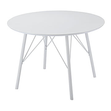 あずま工芸 フレスコ 組立式 ダイニングテーブル 幅1050x奥行1050x高さ720mm