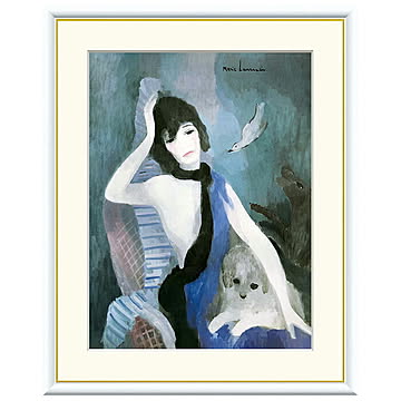 額絵 ココ・シャネルの肖像 マリー・ローランサン 52x42cm 三幸