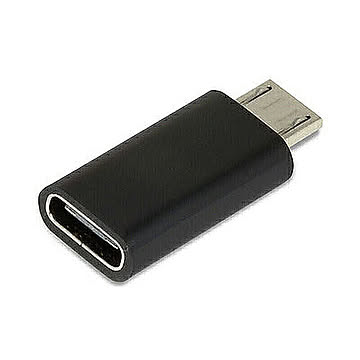 12個セット TypeC→microUSB変換コネクター (ブラック) MTCA-BKX12 管理No. 4589453406776