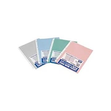(まとめ) ビュートン リングクリヤーブック(クリアブック)ポケット A4タテ 2・4・30穴 グレー CBP-A4-10G 1パック(10枚) 【×20セット】
