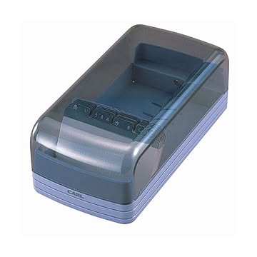 (まとめ) カール事務器 名刺整理器 ブルー 【×10セット】