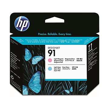 （まとめ） HP91 プリントヘッド ライトマゼンタ／ライトシアン C9462A 1個 ×3セット