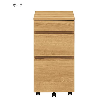 デスクワゴン 完成品 SA-94 国産 幅350x奥行450x高さ720mm 桜屋工業