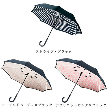 Paraplu（パラプル） 晴雨兼用 逆さに開く2重傘 m11098