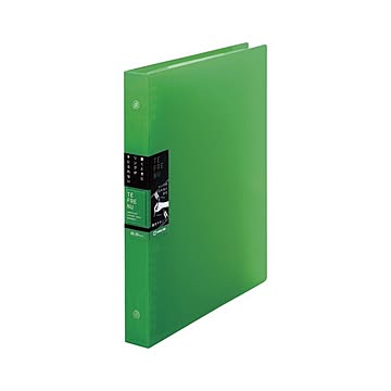 （まとめ） キングジム TEFRENU バインダーノート B5（26穴） ワイド 緑 【×10セット】