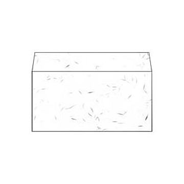 （まとめ）長門屋商店 和み紙 ナフ-311 封筒DL（洋形）白 10枚【×10セット】