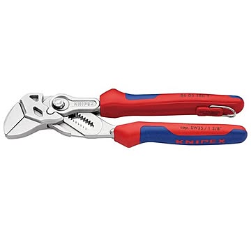 KNIPEX（クニペックス）8605-180TBK プライヤーレンチ 落下防止 （BK）
