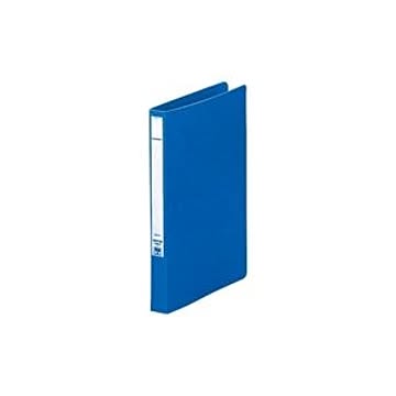 (業務用10セット) LIHITLAB パンチレスファイル/Z式ファイル 【B5/タテ型】 F-362-9 藍