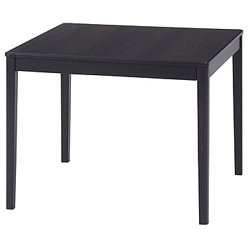 ブラウン エクステンションダイニングテーブル 幅90〜120×奥行80×高さ70cm 伸縮可能 チェア別売