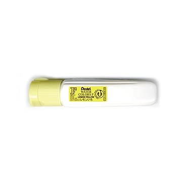 （まとめ） ぺんてる エフ水彩 単色 12ml ポリチューブ入り WFCT レモン色 【×30セット】