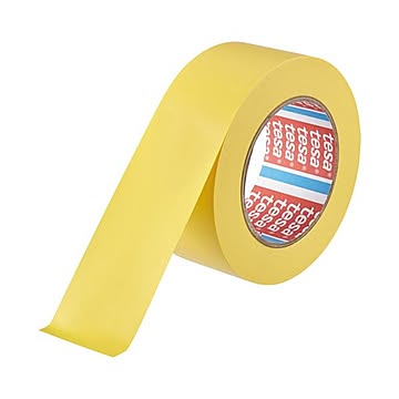 （まとめ） テサテープ ラインテープ 50mm×33m 黄 4169×5セット