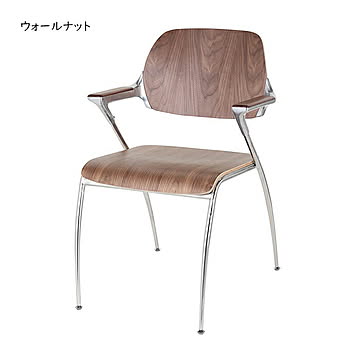 チェア WOOD ALUMINUM ARM CHAIR DS-0819 幅560x奥行580x高さ830mm ダルトン