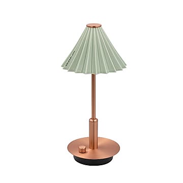 ORIGAMI LAMPポータブル コッパー マットグリーン  テーブルランプ おしゃれ 充電式 LED 北欧 コッパー レトロ テーブルライト かわいい 卓上