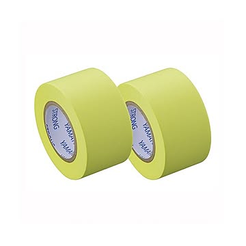 （まとめ） ヤマト メモックロールテープ 強粘着 詰替用テープ（蛍光紙） 25mm レモン 【×10セット】