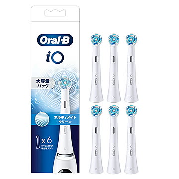 BRAUN オーラルB 替えブラシ アルティメイトクリーン （6本入） ホワイト iORBCW-6EL