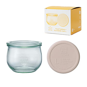 WECK HOME SET チューリップ500ml ウェック WE-S228