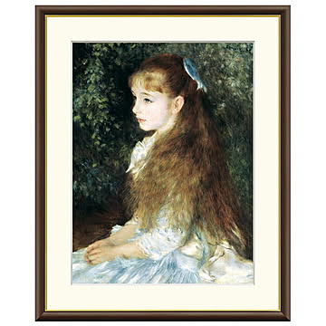 額絵 イレーヌ・カーン・ダンヴェール嬢 ピエール＝オーギュスト・ルノワール 52x42cm 三幸