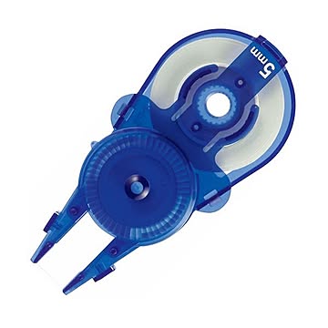 （まとめ） プラス 修正テープ ホワイパースライド交換用テープ 5mm幅×12m ブルー WH-115R BL 1個 【×30セット】