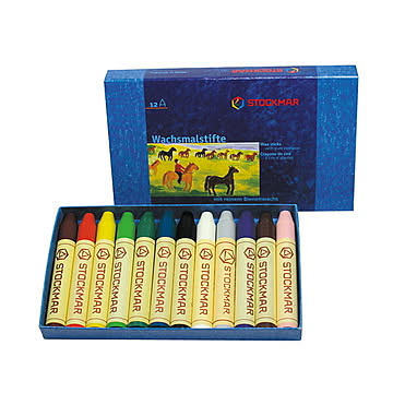 みつろうスティッククレヨン 12色缶 ST31202