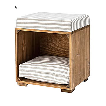 ペットスツール 完成品 PET-169 幅34x奥行29.5x高さ39cm 東谷