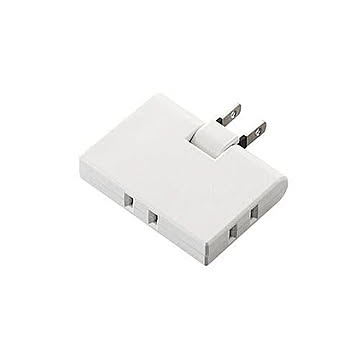 エレコム トリプルタップ(コーナータイプ) T-TR03-2300WH 管理No. 4953103276819