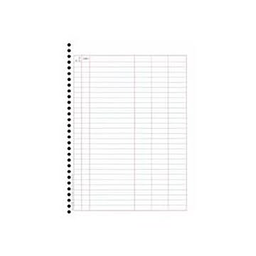 （まとめ） オービック 単票バインダー元帳 A4タテ 4124 1箱（1000枚） 【×2セット】