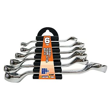 (業務用10セット) スタビー メガネレンチセット 【6本組×10セット】 12-307 〔DIY用品/大工道具〕