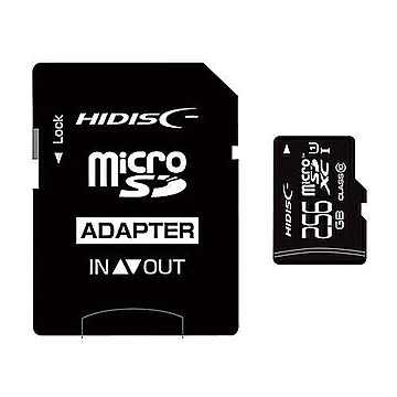 HIDISC microSDXCカード 256GB CLASS10 HDMCSDX256GCL10UIJP3 管理No. 4984279232477