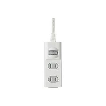 （まとめ）朝日電器 ELPA 扉付きタップ3個口5m WBS-T3050B（W） 【×5セット】