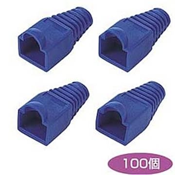 サンワサプライ モジュラーカバー（先付けタイプ・ブルー） ADT-MC4B-100