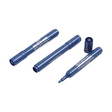 （まとめ） バーテック バーキンタ ボードマーカー本体-青 インク：緑 BCBMK-BG 66210100 1本 ×5セット