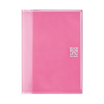 （まとめ）ライオン事務器 ハンディーファイル透明タイプ A5サイズ クリアピンク JH-63C 1冊 【×20セット】