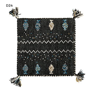 ギャッベ チェアパッド GABBEH インド製 40x40cm 萩原