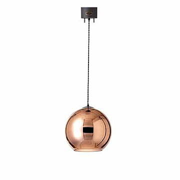 HERMOSA ハモサ ACE LAMP L エースランプ(L) NA-006 コード調整可 最長3m ペンダントランプ ペンダントライト 吊下照明 天井照明 ガラスシェード 鏡面加工