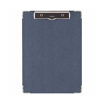 (まとめ) ライオン事務器 ボール用箋挟 A4タテ 紺 No.120 1枚 【×30セット】