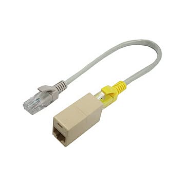 変換名人 LANクロスケーブル&中継アダプタ LAN5X-BBSET