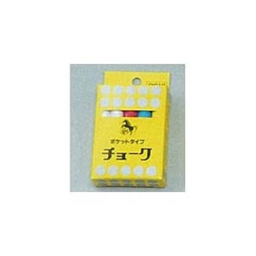 (業務用セット)ナカバヤシ ポケットチョーク 白7本 色3本入 NCC-1×20セット